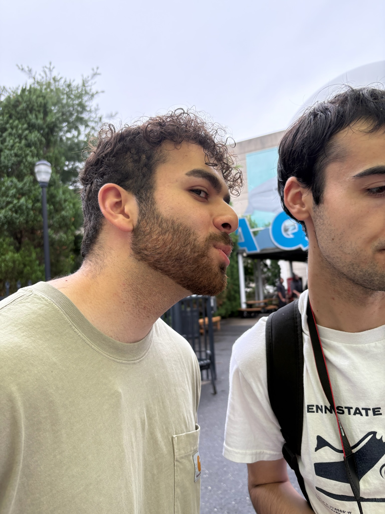 Behind-the-scenes photo from production