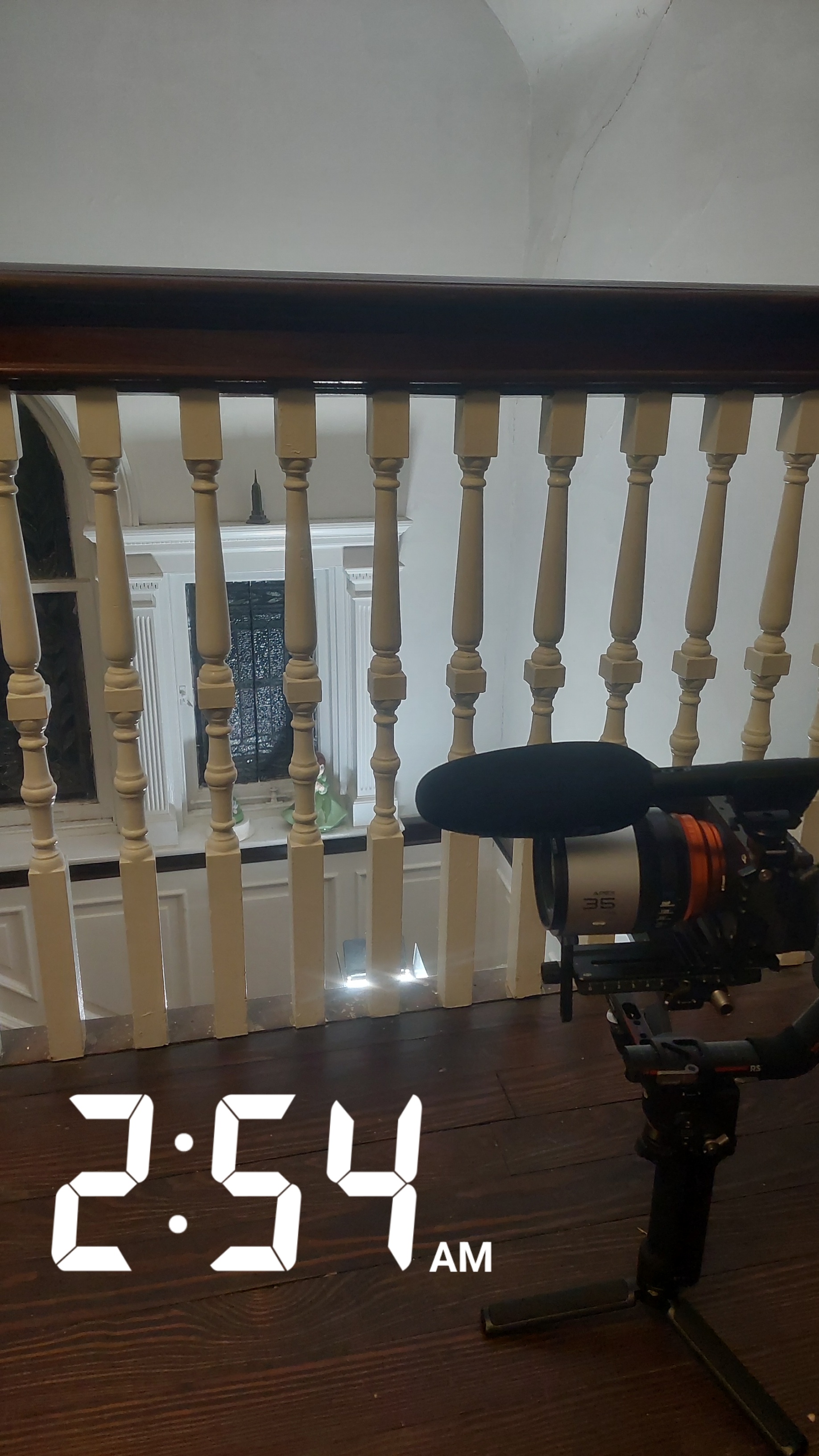 Behind-the-scenes photo from production